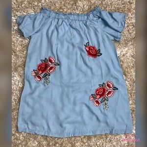 Ana & Co. Casual Off-The-Shoulder Dress